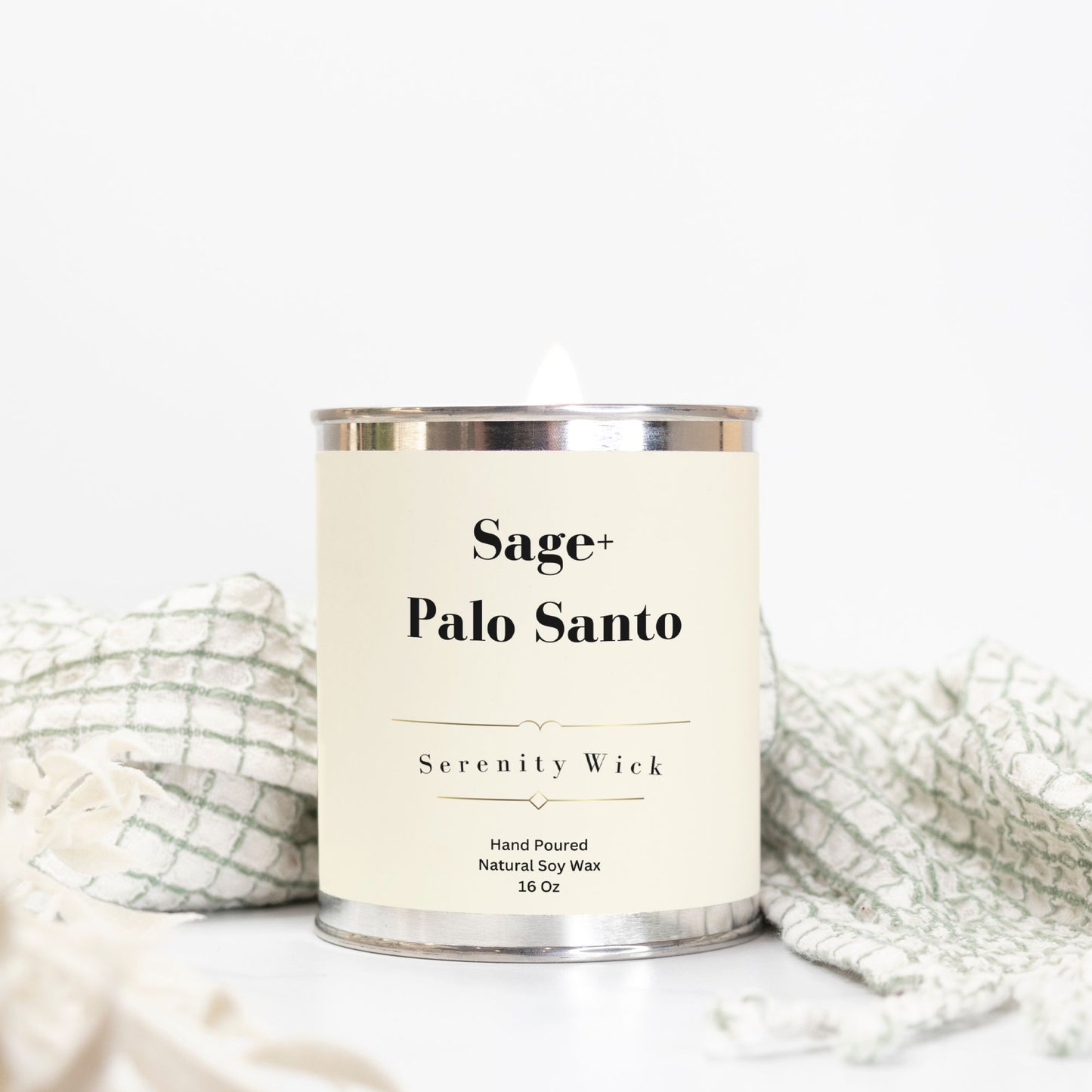 Sage+ Palo Santo Candle (Paint Can 16 oz.)