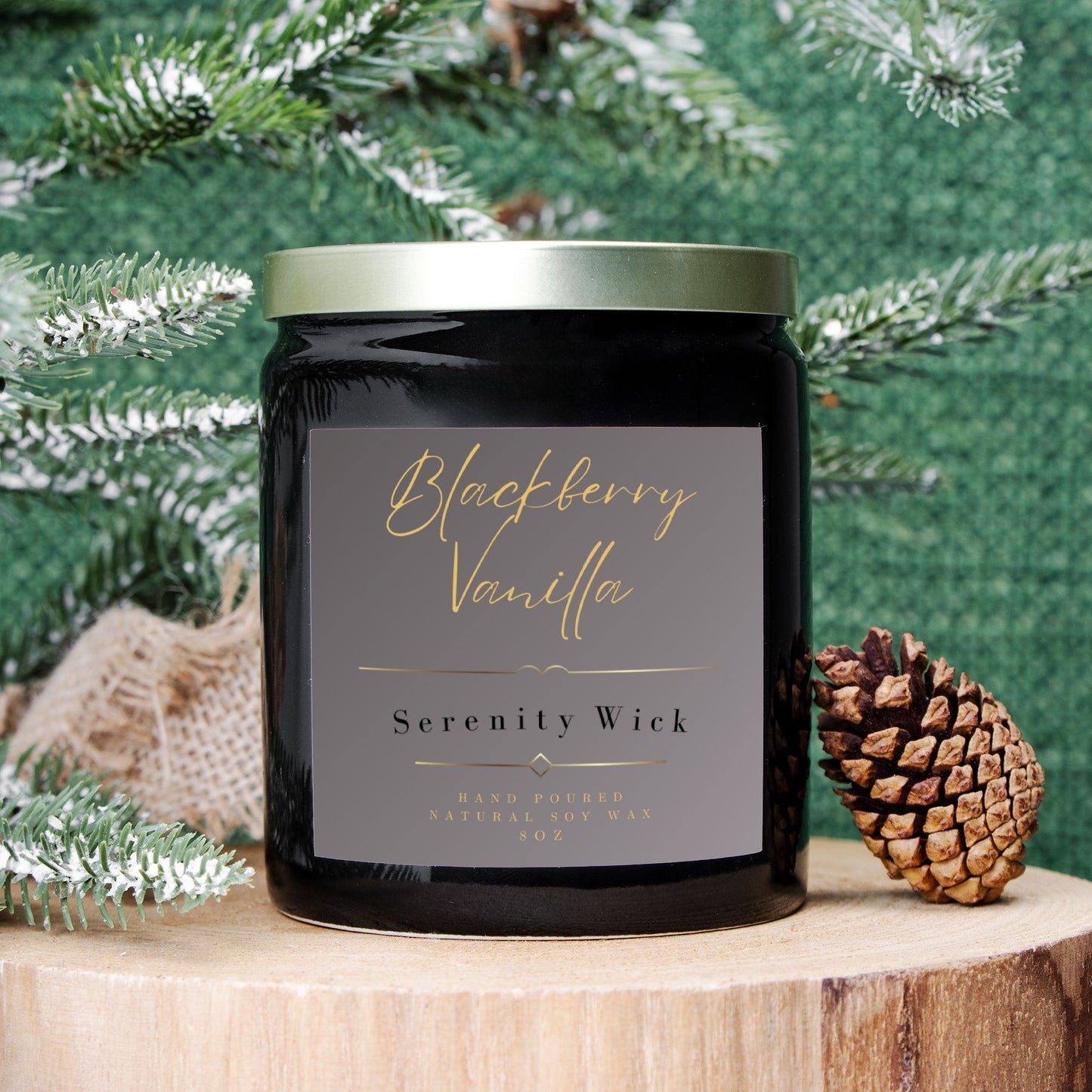 Blackberry Vanilla Candle Ceramic 8oz