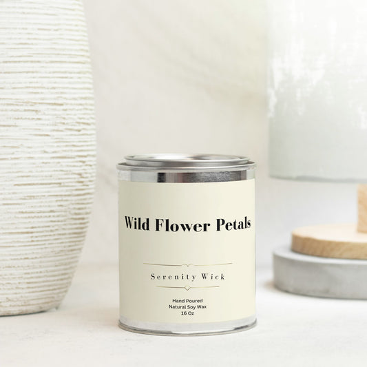 Wild Flower Candle (Paint Can 16 oz.)