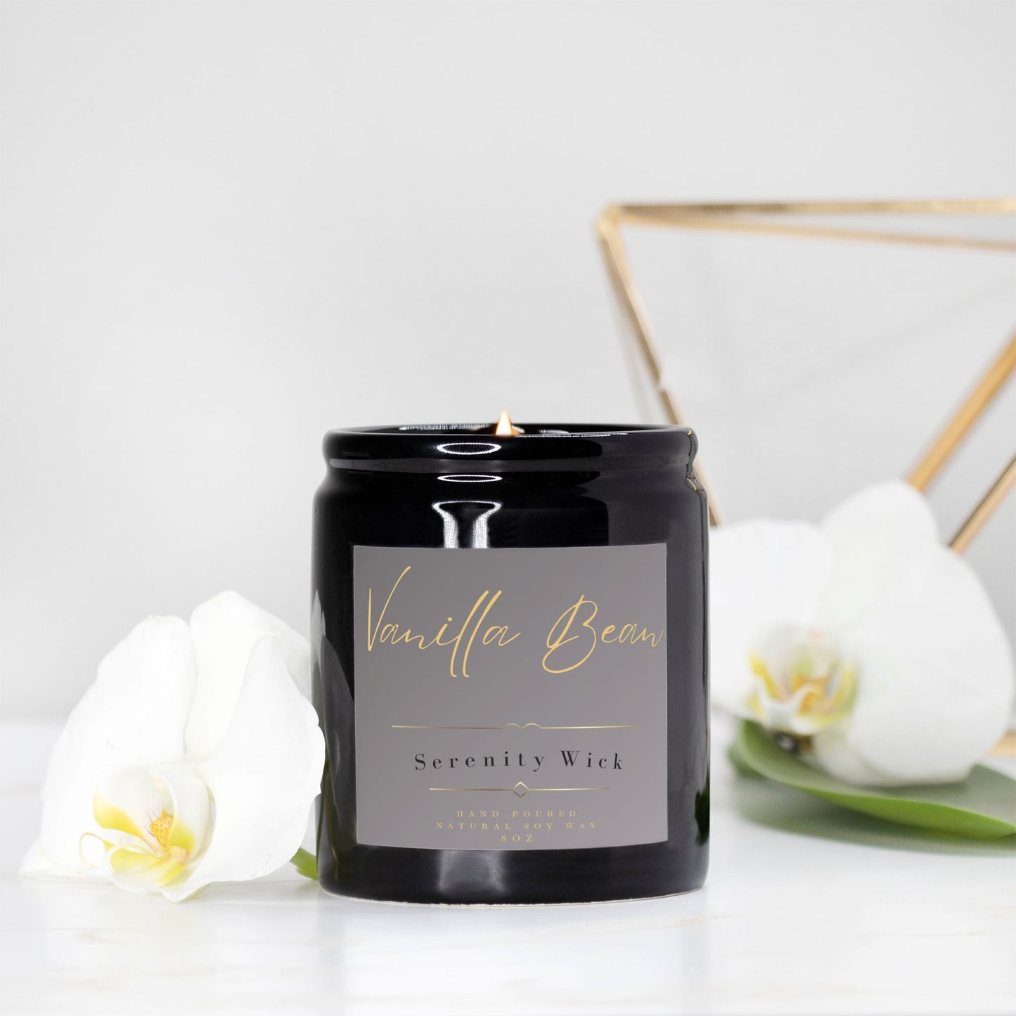 Vanilla Bean Candle Ceramic 8oz