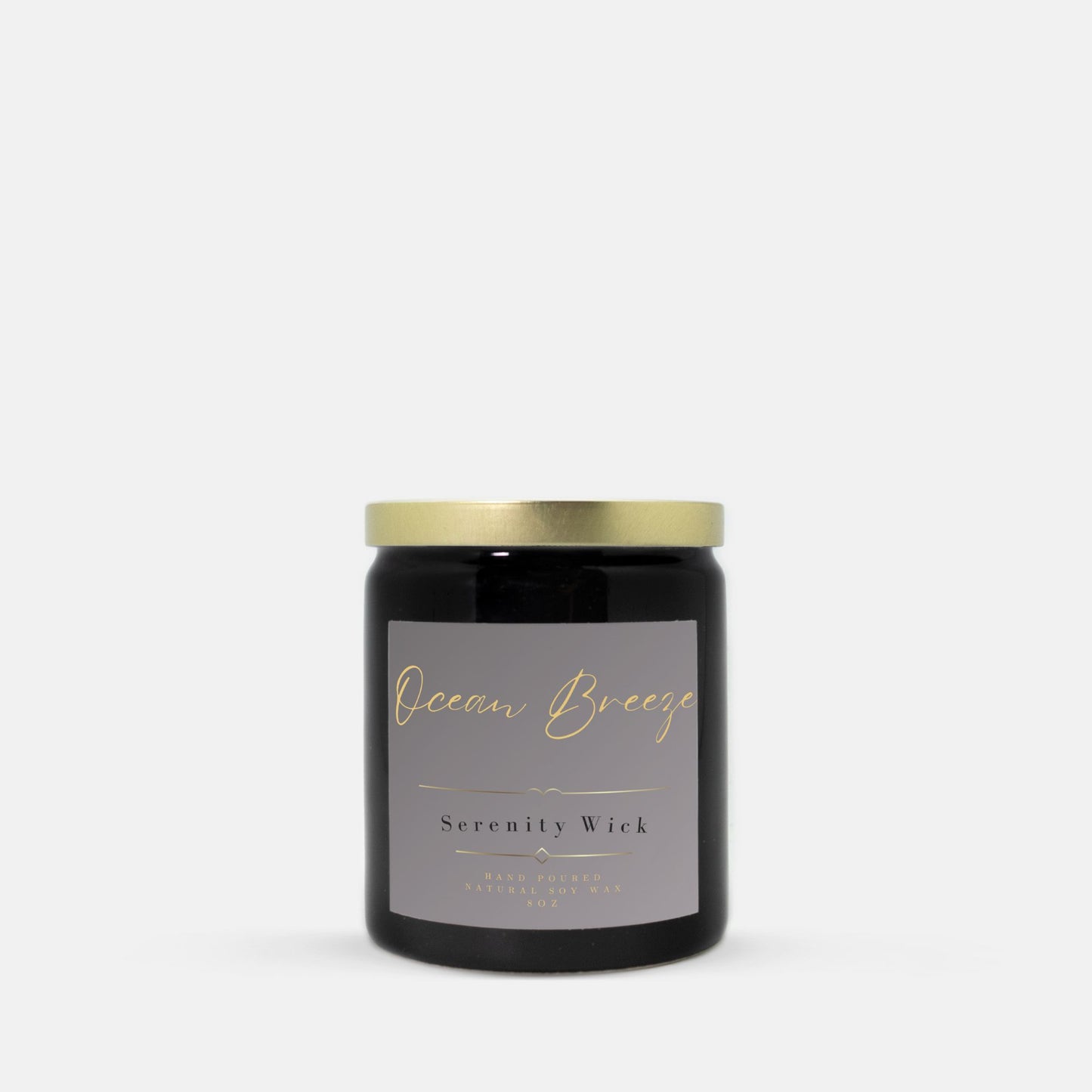 Ocean Breeze Candle Ceramic 8oz