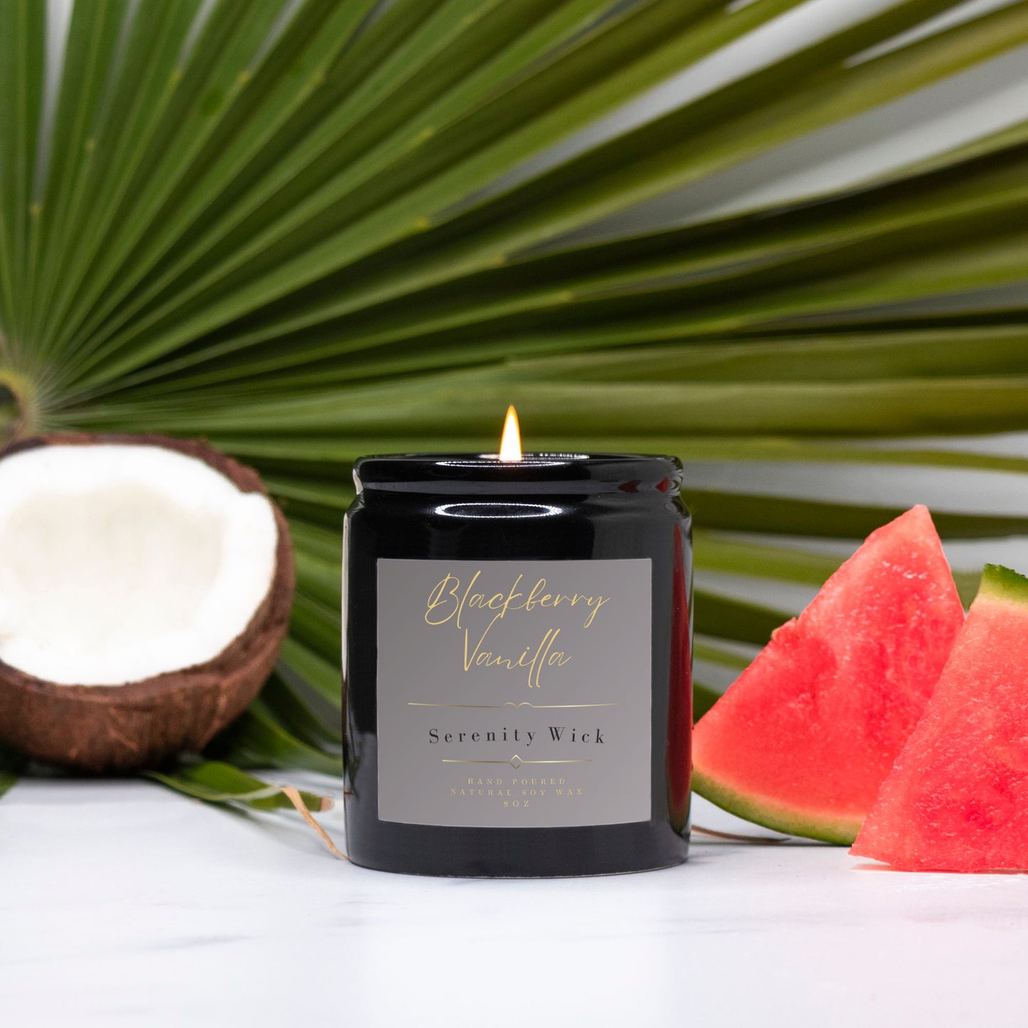 Blackberry Vanilla Candle Ceramic 8oz