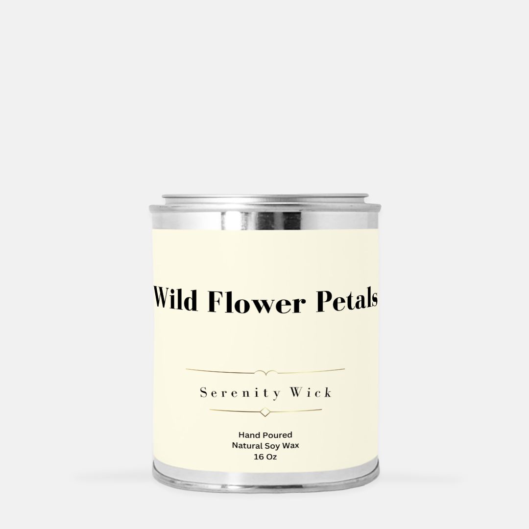 Wild Flower Candle (Paint Can 16 oz.)