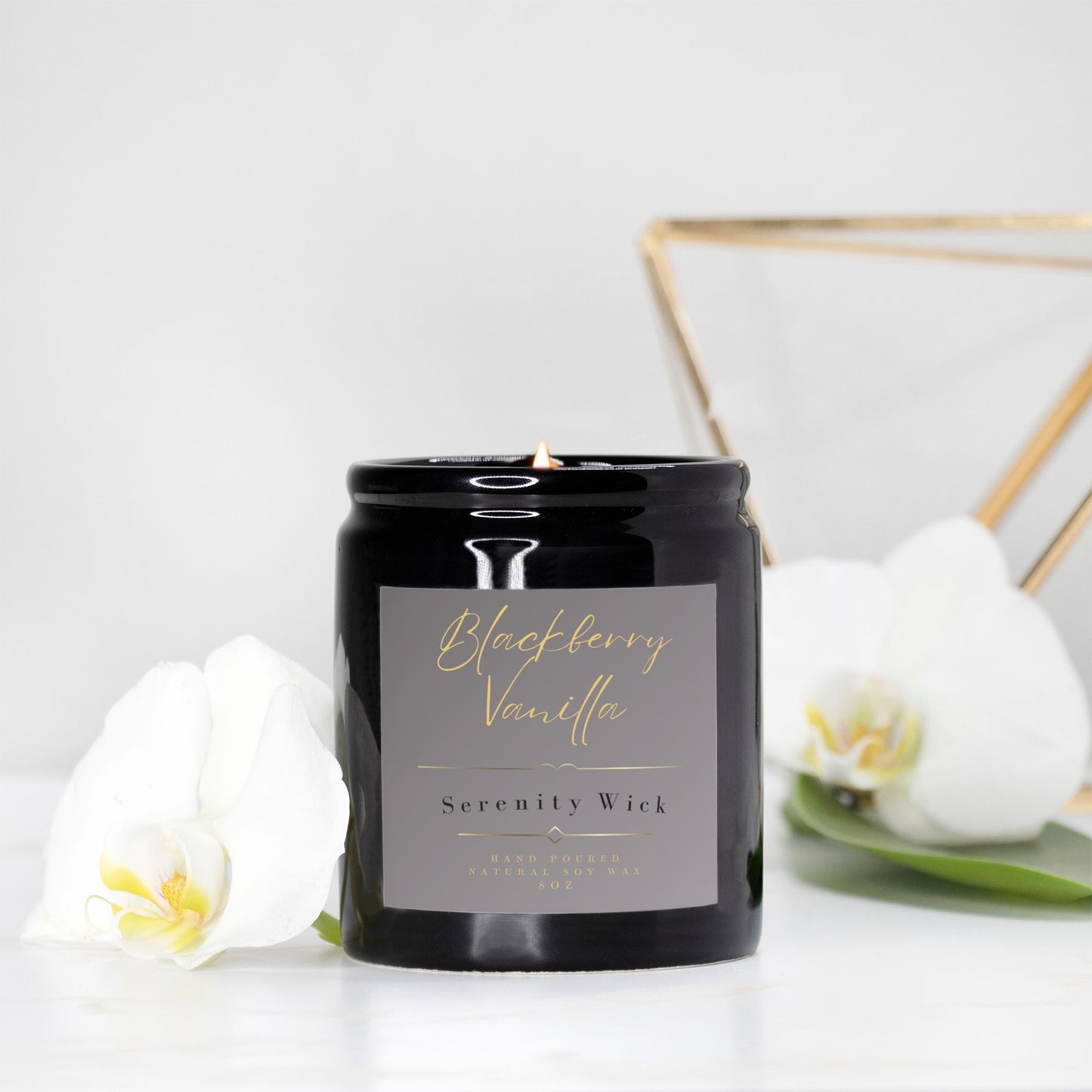 Blackberry Vanilla Candle Ceramic 8oz