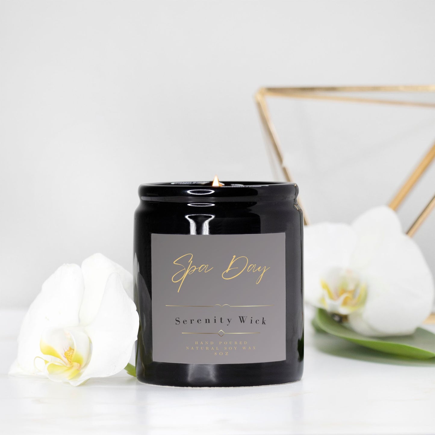 Spa Day Candle Ceramic 8oz