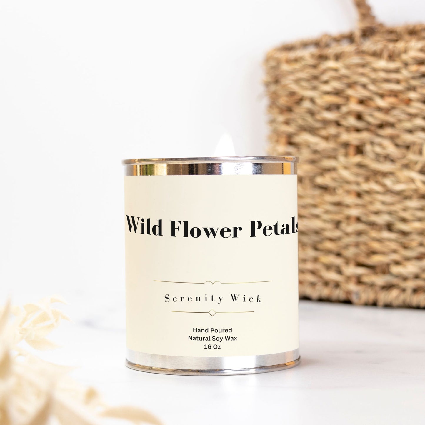 Wild Flower Candle (Paint Can 16 oz.)