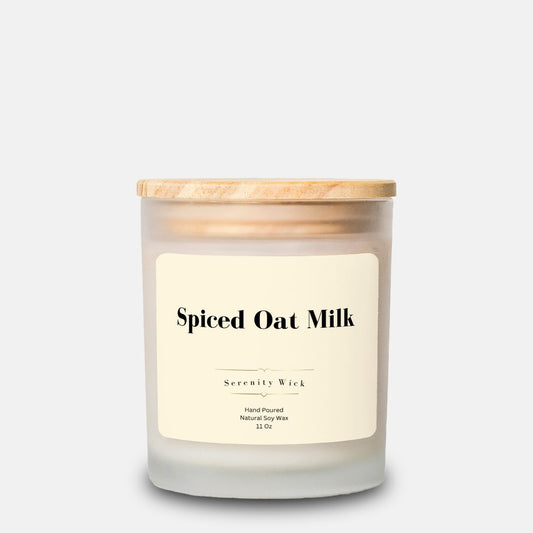 Spiced Oat Milk Candle (Frosted Glass 11 oz)